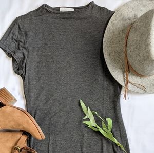 ❌SOLD❌ Women's Grey Fitted T-shirt Dress
